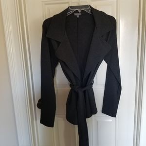 Lilla P lightweight open jacket with tie.   Size M.